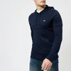Lacoste Men's Logo Hooded Pima Long Sleeve T-Shirt - Navy - Image 1