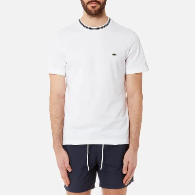 Lacoste Men's Collar Tipped T-Shirt - Blanc