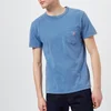 Maison Kitsuné Men's Tricolor Fox Patch T-Shirt - Blue - Image 1