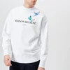 Maison Kitsuné Men's Lovebirds Sweatshirt - White - Image 1