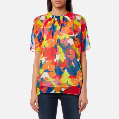PS Paul Smith Women's Camouflage Print Top - Multi