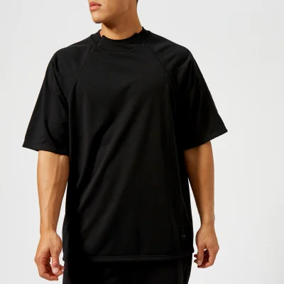 Y-3 Men's Poly Short Sleeve T-Shirt - Black