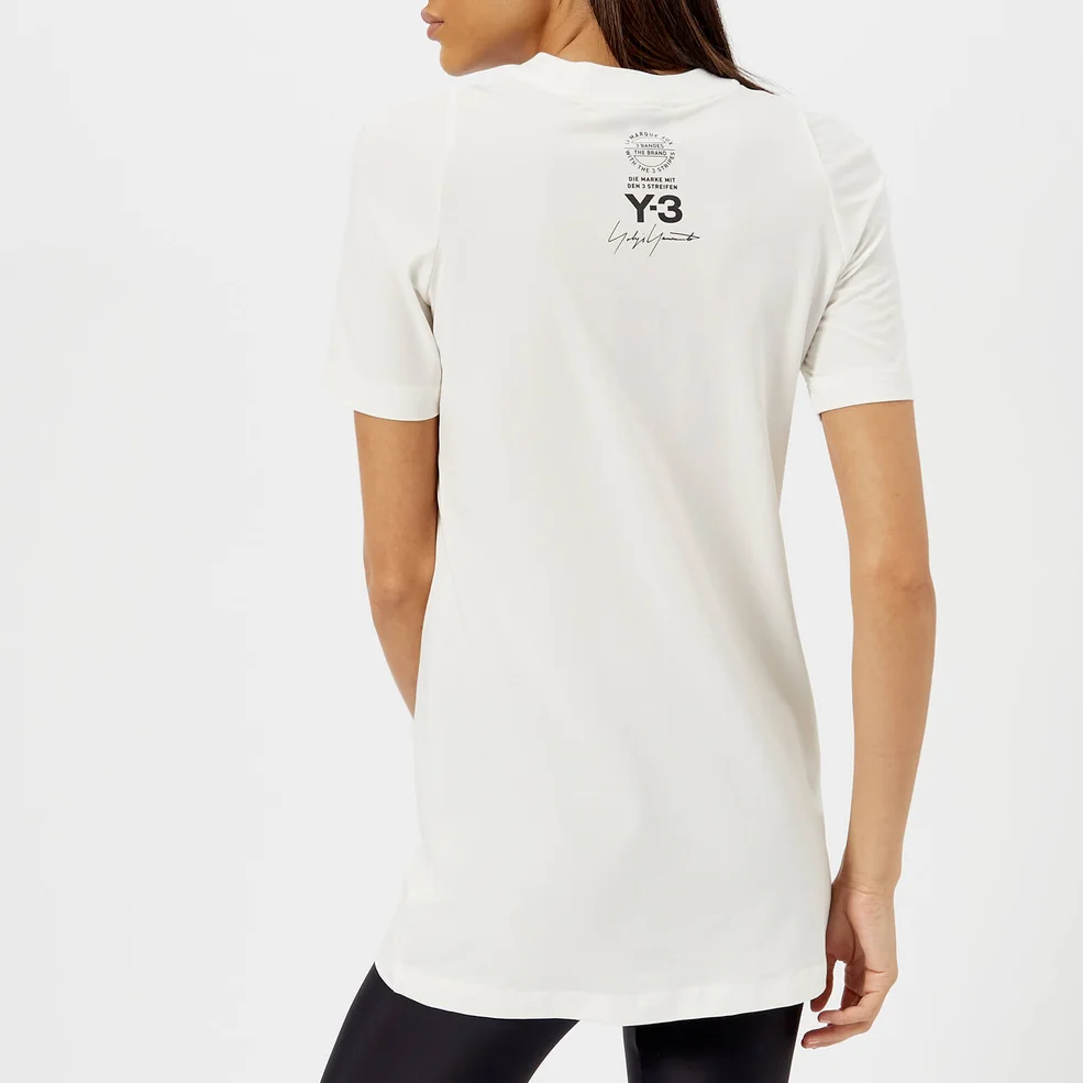 Y-3 Women's Short Sleeve Street T-Shirt - Core White/Black Image 1