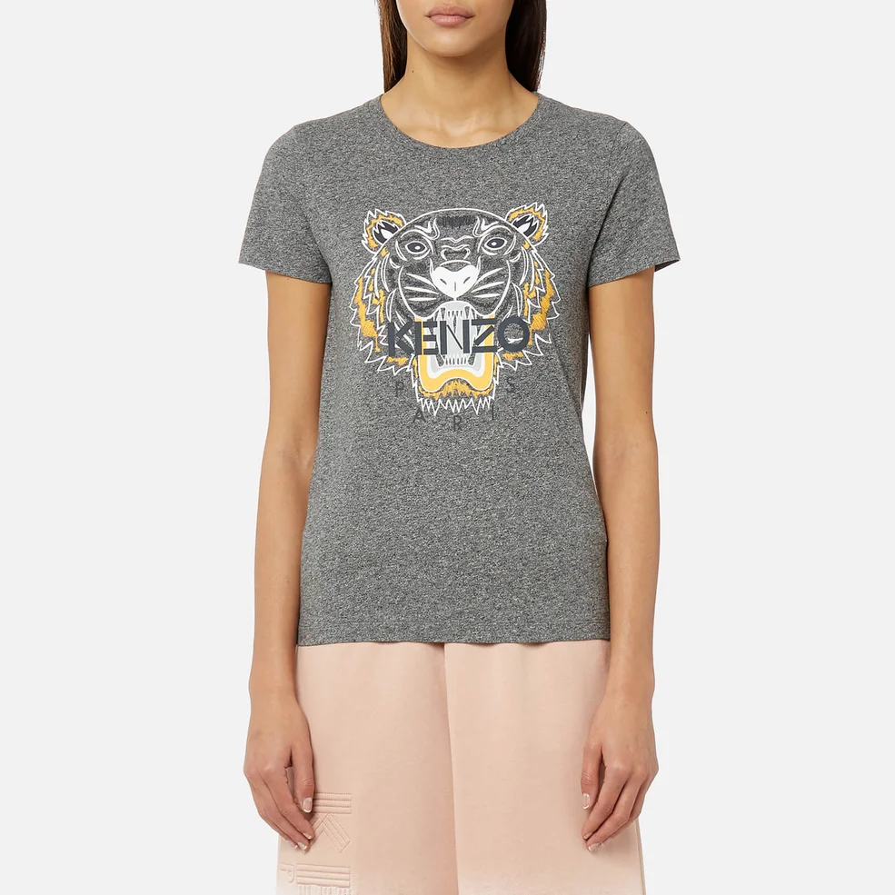 KENZO Women's Tiger Classic T-Shirt - Anthracite Image 1