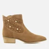 Rebecca Minkoff Women's Stella Pearl Suede Western Boots - Cognac - Image 1