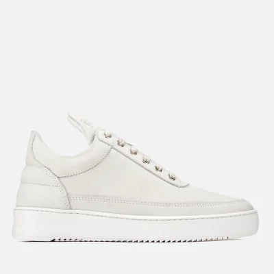 Filling Pieces Ripple Basic Low Top Trainers - All White