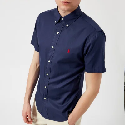 Polo Ralph Lauren Men's Short Sleeve Chino Shirt - New Classic Navy