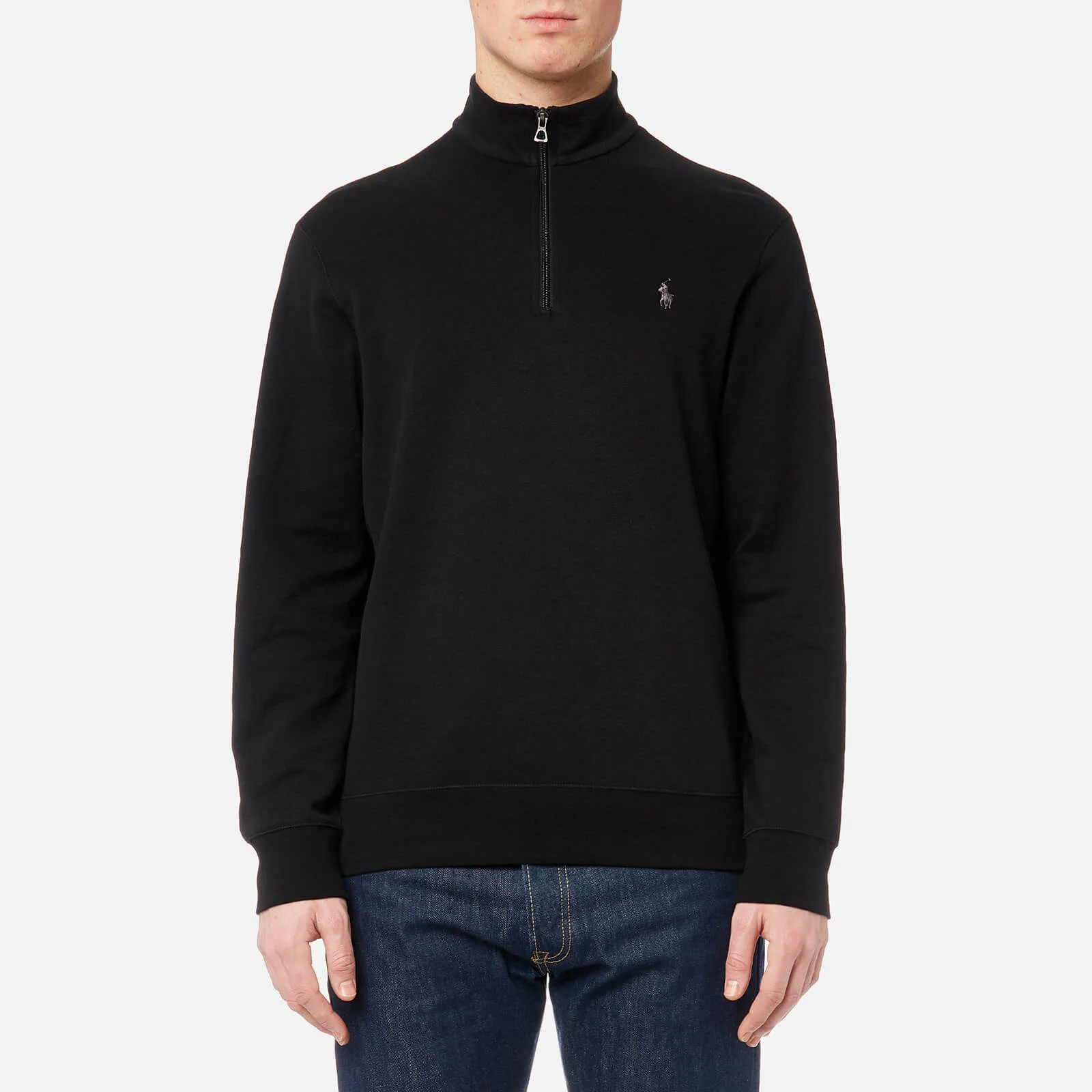 Polo Ralph Lauren Men's Half Zip Sweatshirt - Polo Black Image 1