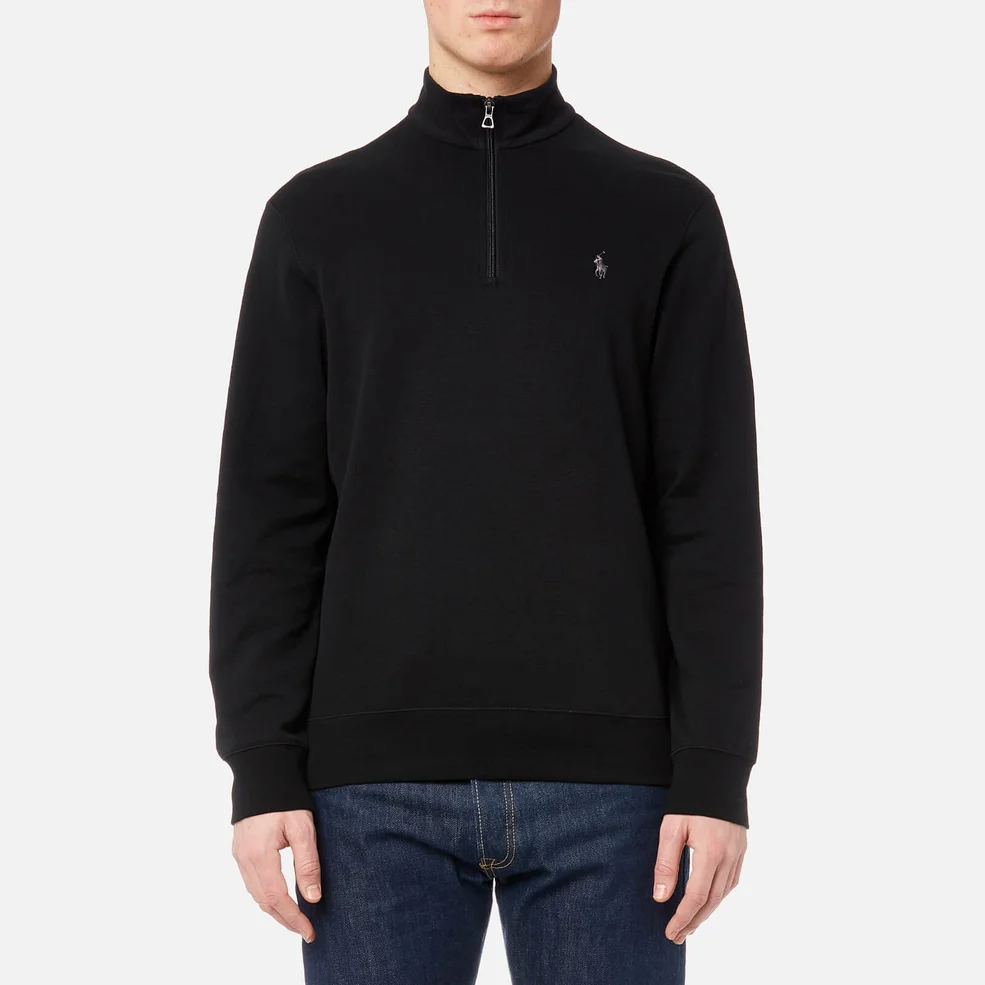 Polo Ralph Lauren Men's Half Zip Sweatshirt - Polo Black Image 1