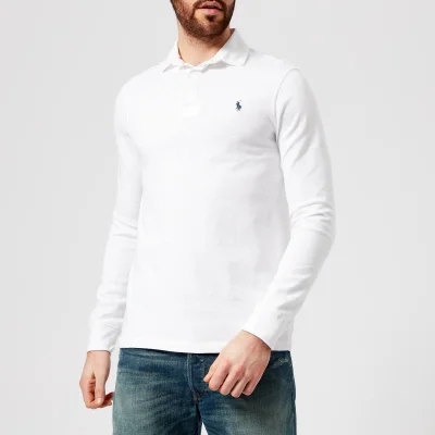 Polo Ralph Lauren Men's Long Sleeve Rugby Top - White