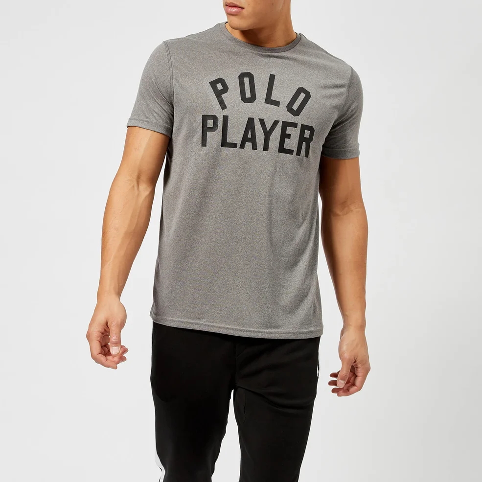 Polo Ralph Lauren Men's Polo Logo Crew Neck T-Shirt - Foster Grey Heather Image 1