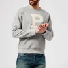 Polo Ralph Lauren Men's P Logo Crew Neck Sweatshirt - Vintage Salt/Pepper Heather - Image 1