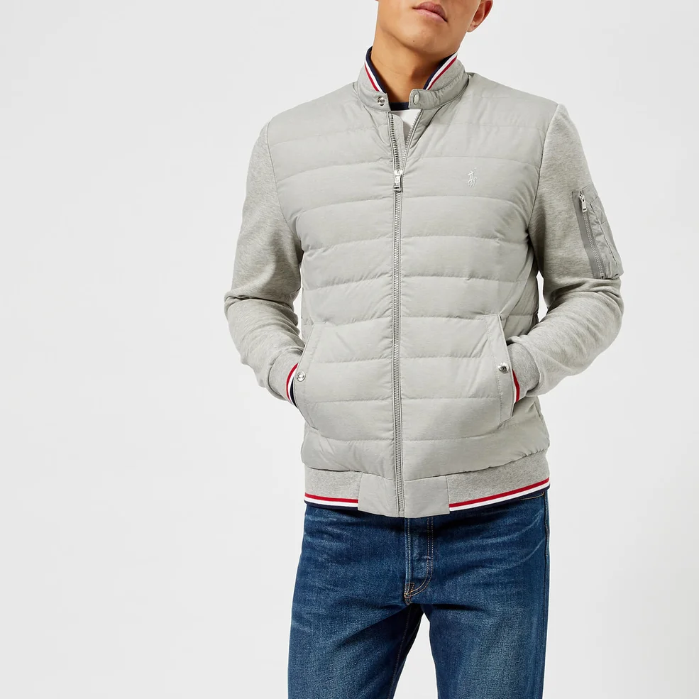 Polo Ralph Lauren Men's Hybrid Quilted Jacket - Andover Heather Image 1
