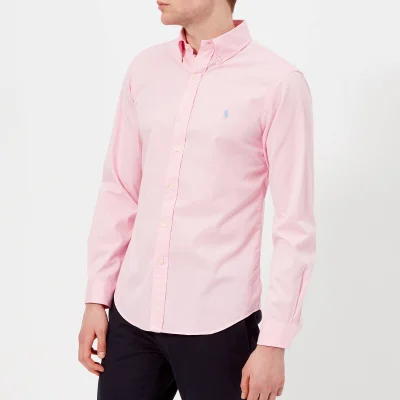 Polo Ralph Lauren Men's Long Sleeve Chino Shirt - Carmel Pink