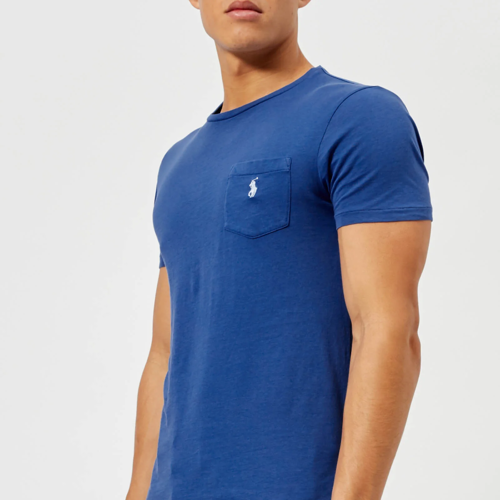 Polo Ralph Lauren Men's Crew Neck Pocket T-Shirt - Provincetown Blue Image 1