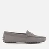 Tod's Women's Gommino Suede Driving Shoes - Light Grey - Image 1