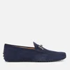 Tod's Men's Suede Gommino Double T Driving Shoes - Navy - Image 1