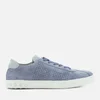 Tod's Men's Suede Perforated Side Trainers - Light Blue - Image 1
