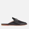 Tod's Women's Leather Double T Slip On Loafers - Black - Image 1