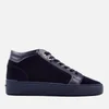 Android Homme Men's Propulsion Mid Suede/Patent Trainers - Navy - Image 1