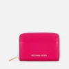 MICHAEL MICHAEL KORS Women's Zip Around Card Case - Ultra Pink - Image 1