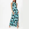 MICHAEL MICHAEL KORS Women's Springtime Maxi Dress - Tile Blue/Black Multi - Image 1