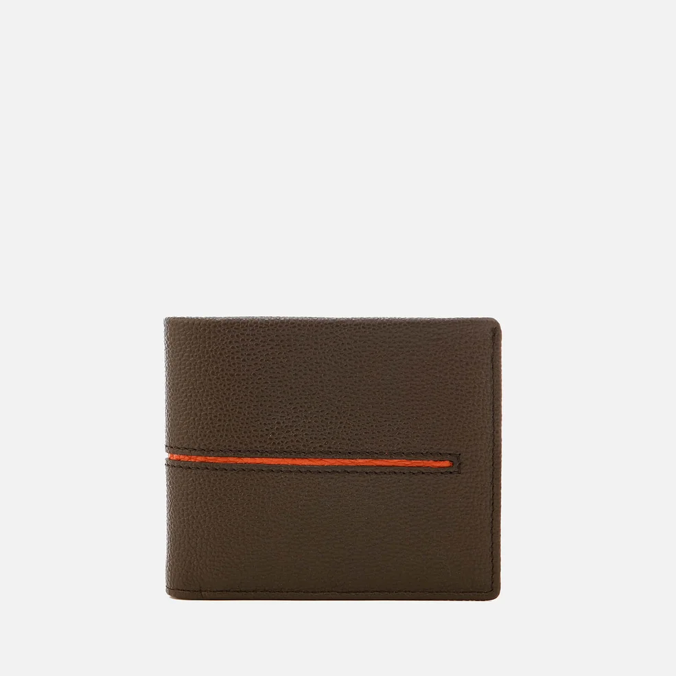 Tod's Men's Contrast Stripe Wallet - Brown Image 1