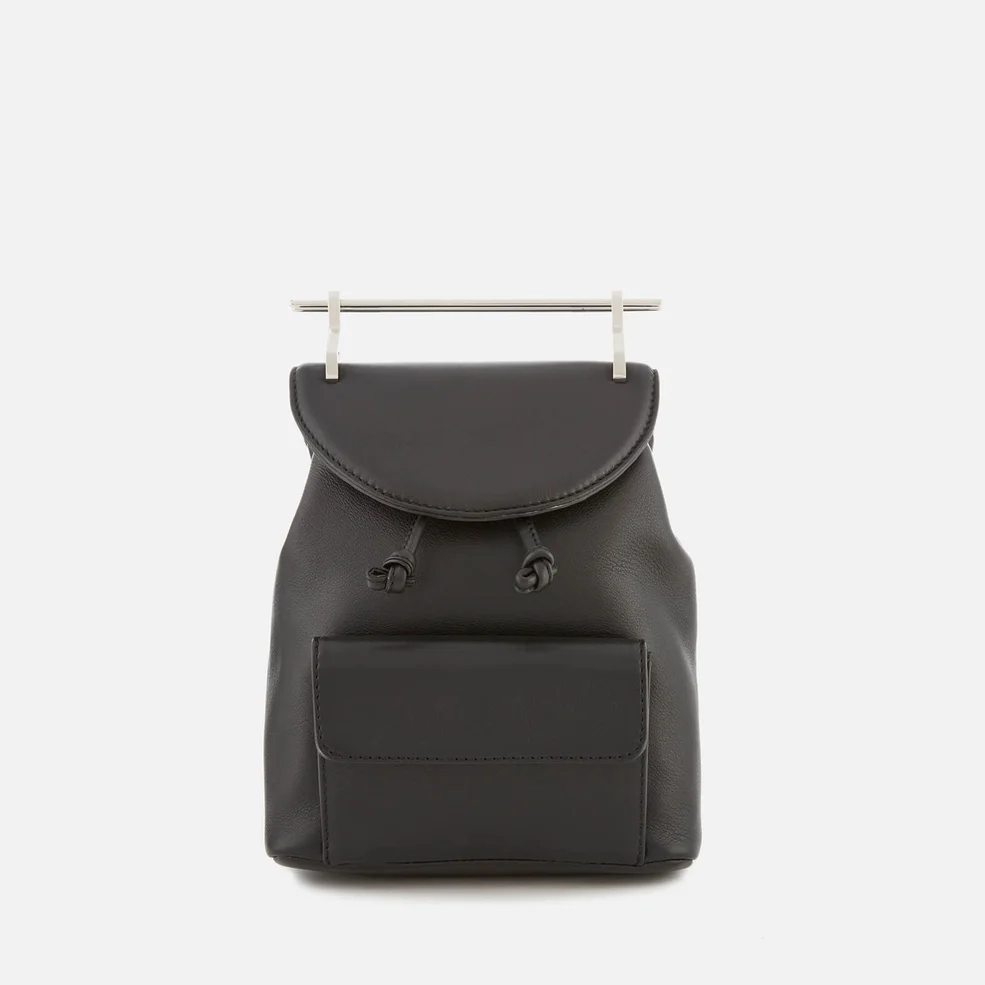 M2Malletier Women's Mini Double Hardware Backpack - Black/Double Silver Image 1