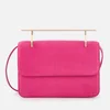 M2Malletier Women's La Fleur Du Mal Double Hardware Bag - Hot Pink Suede/Double Gold - Image 1