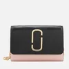 Marc Jacobs Women's Snapshot Wallet on Chain - Black/Rose - Image 1