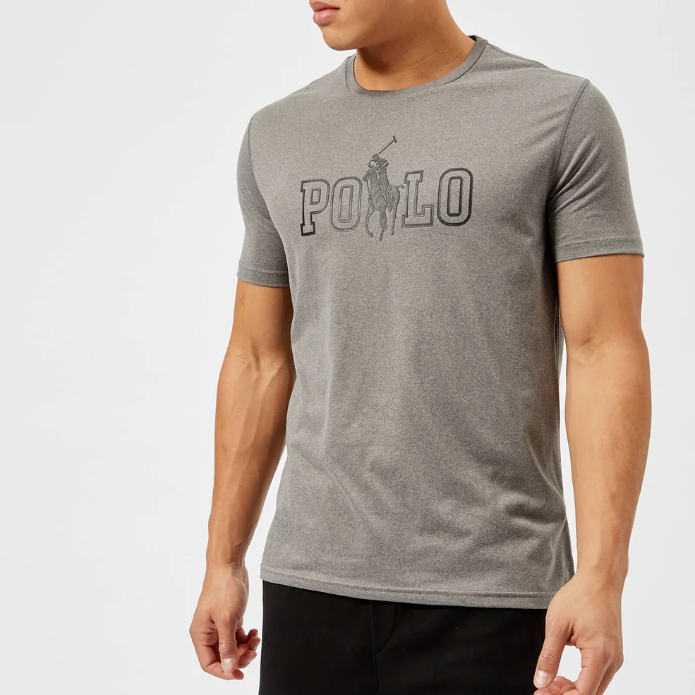 Polo Ralph Lauren Men's Short Sleeve Performance T-Shirt - Foster Grey Heather Image 1