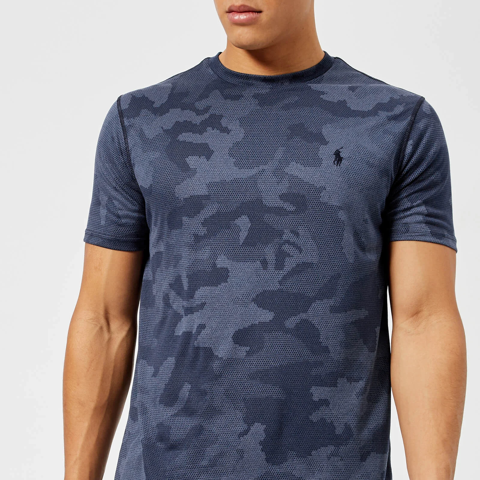 Polo Ralph Lauren Men's Short Sleeve Performance T-Shirt - Navy Hex Camo Image 1