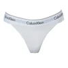 Calvin Klein Women's Logo Band Thong - White - Image 1