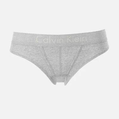 Calvin Klein Women's Logo Band Bikini Briefs - Grey Heather