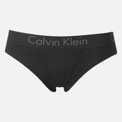 Calvin Klein Women's Logo Band Bikini Briefs - Black