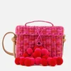 Nannacay Women's Roge Small Pompom Bag - Pink/Red - Image 1