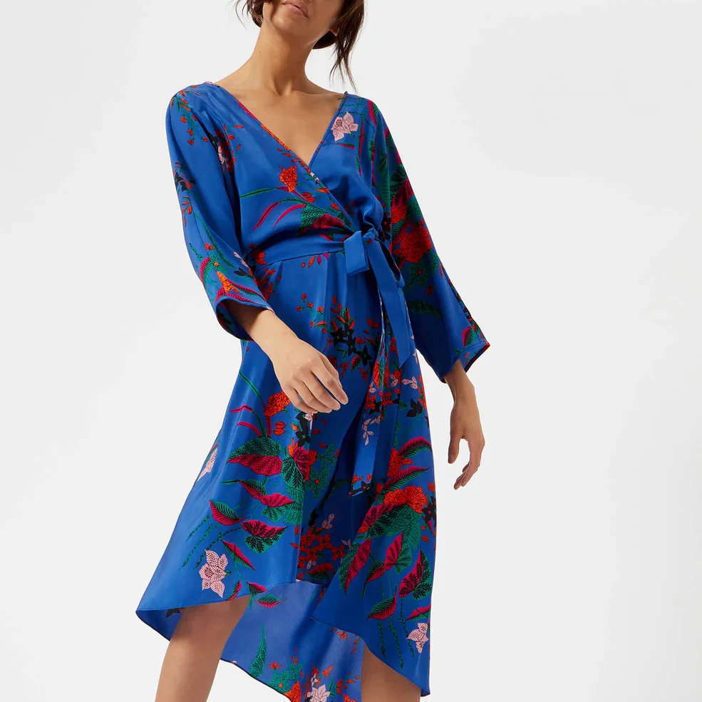 Diane von Furstenberg Women's Asymmetric Hem Dress - Camden Cove Image 1