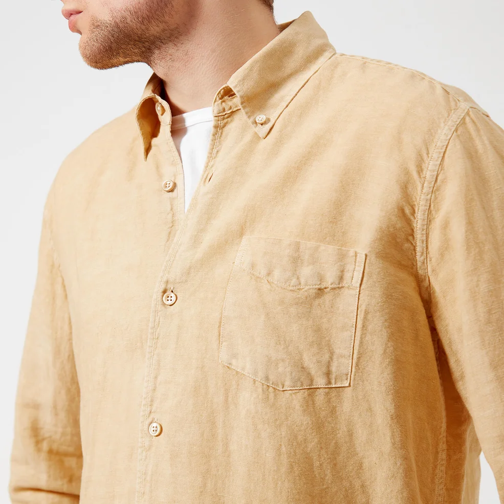 Our Legacy Men's 1950's Button Down Shirt - Fade Yellow Image 1