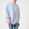Our Legacy Men's Borrowed Buttoned Down Shirt - Blue Candy Stripe - Image 1