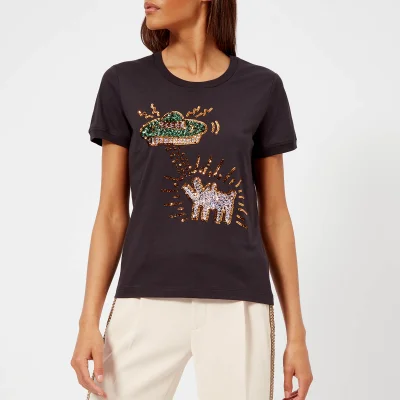 Coach 1941 Women's Coach X Keith Haring Embellished T-Shirt - Dark Shadow