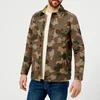 Barbour Heritage Men's Camo Button Through Overshirt - Olive - Image 1