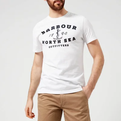 Barbour Men's Mizen Printed T-Shirt - White