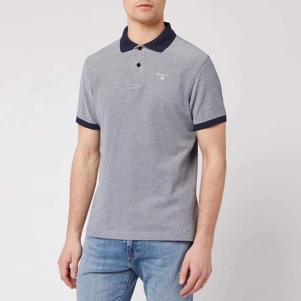 Barbour Heritage Men's Sports Polo Mix - Midnight Image 1