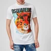 Dsquared2 Men's Lion Print T-Shirt - White - Image 1