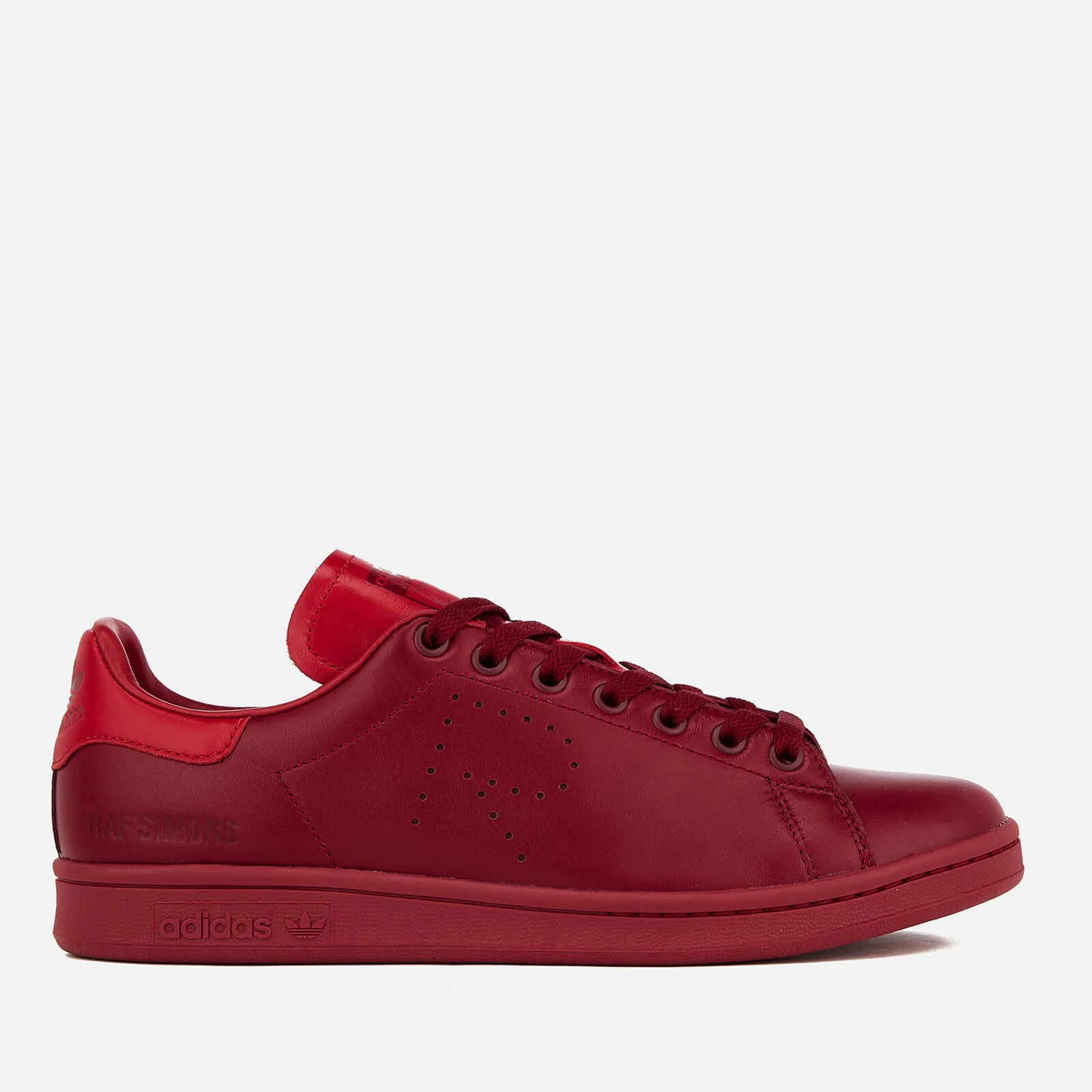 adidas by Raf Simons Men's Stan Smith Trainers - Burgundy Image 1