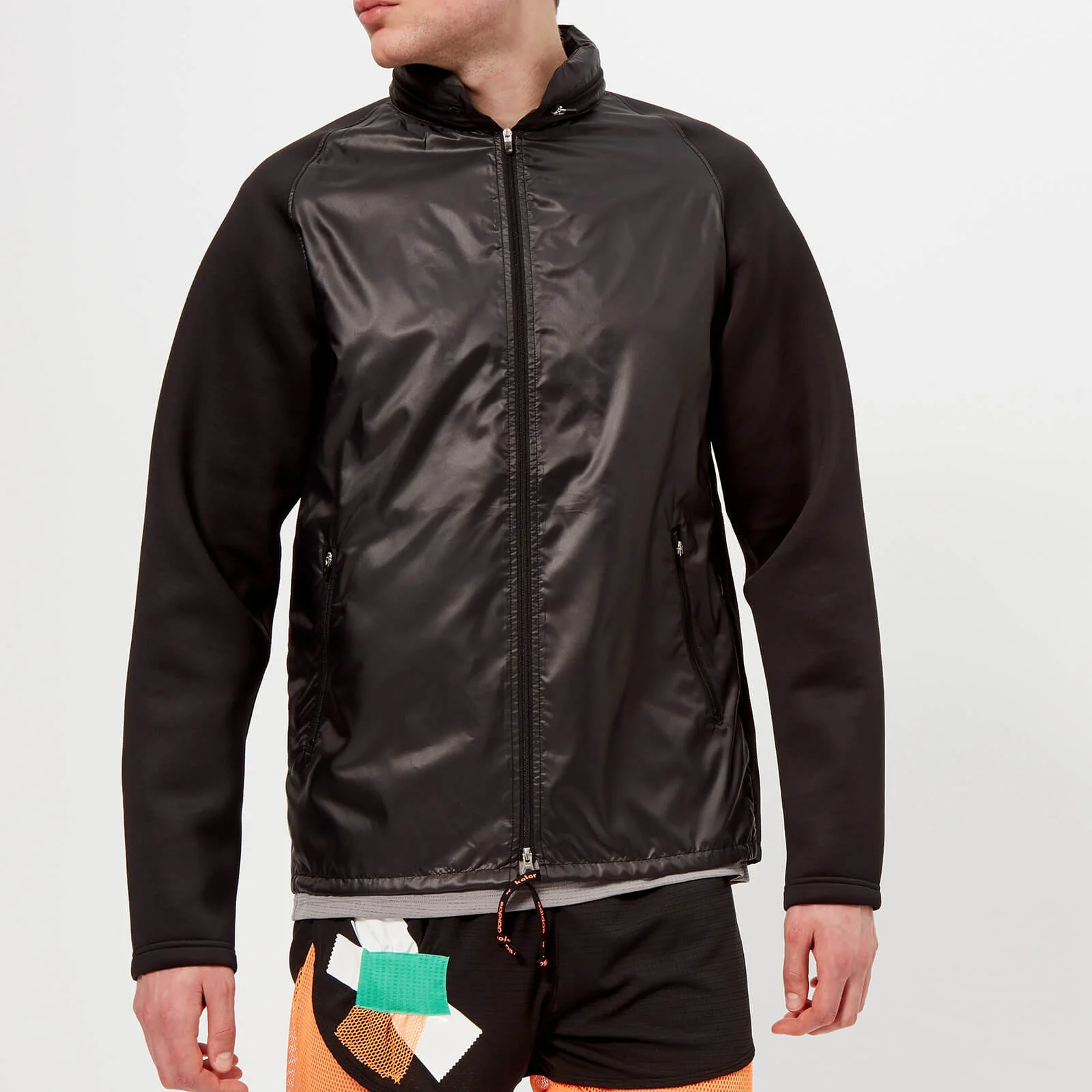 adidas by kolor Men's Fabric Mix Jacket - Black Image 1