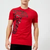 Versace Collection Men's Small Logo T-Shirt - Rosso - Image 1