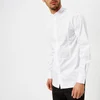 Matthew Miller Men's Newman Bib Grandad Collar Shirt - White/White - Image 1