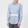 Wooyoungmi Men's Patchwork Shirt - Blue - Image 1