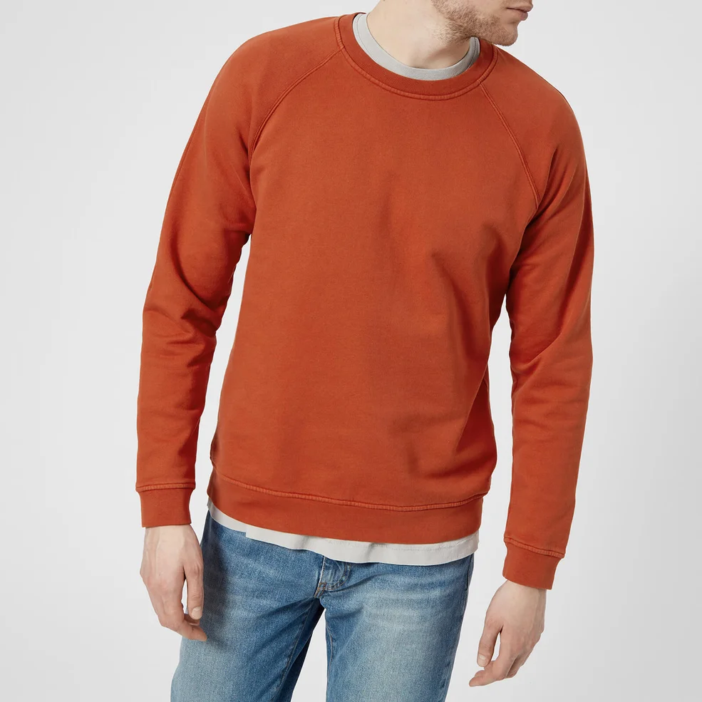 Folk Men's Rivet Sweatshirt - Desert Red Image 1